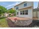 Back patio with brick pavers, offers an ideal space for outdoor relaxation at 2728 Evanston Ave, Durham, NC 27703