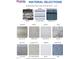 Material selections with stone, siding, shake, laminate, carpet, quartz, vinyl, bath tile, countertop, cabinets, and backsplash at 29 High Hampton Way, Fuquay Varina, NC 27526