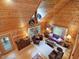 Bright living room with wood walls, comfortable seating, and stylish decor at 3009 Pleasant Hill Church Rd, Siler City, NC 27344