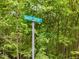 Street sign for Shady Creek Lane, surrounded by lush greenery and trees at 3009 Pleasant Hill Church Rd, Siler City, NC 27344