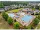 A complete community pool, playground, parking and gathering area is the center of activity for this neighborhood at 3529 Bailey Lake Dr, Fuquay Varina, NC 27526