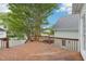 Exterior shot of a backyard deck for outdoor gatherings at 403 Brookgreen Dr, Chapel Hill, NC 27516