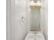 Elegant powder room features a stylish sink, mirror, and lighting fixtures at 403 Brookgreen Dr, Chapel Hill, NC 27516