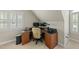 Well-lit office space featuring a built-in desk and ample storage at 408 Evert Dr, Cary, NC 27511