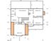 Upstairs floorplan featuring bedrooms, bathrooms, and laundry room at 5172 Copain Cove, Fuquay Varina, NC 27526