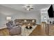 Comfortable living room offering ample seating, natural light, and an inviting ambiance at 5701 Princess Curry Way, Raleigh, NC 27610