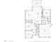 First-floor floor plan featuring the kitchen, living room, dining room, office, and garage at 8237 Baronleigh Ln, Wake Forest, NC 27587