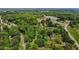 Scenic aerial view of the property surrounded by lush greenery and a winding road at 901D Gibson Rd, Mebane, NC 27302
