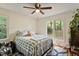 Inviting bedroom with natural light, hardwood floors, and a cozy atmosphere at 104 Argyle Ct, Garner, NC 27529