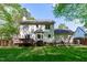 Large backyard with deck and patio, perfect for outdoor entertaining at 107 Candy Apple Ct, Cary, NC 27513