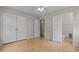 Bedroom with plenty of closet space and tile flooring at 108 Deepwood Cir, Garner, NC 27529