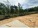 Large backyard of new home construction overlooks wooded area with small stones at 1252 Randwick Valley Ct Ct, Zebulon, NC 27597