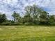 Large, grassy backyard with lots of trees at 127 Oakfield Trace Dr, Four Oaks, NC 27524