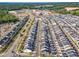 Overhead view of a Primary-planned community, featuring a pool and convenient shopping areas nearby at 1272 Brown Velvet Ln, Apex, NC 27523