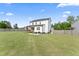 Well-maintained fenced backyard with a patio and plenty of space for outdoor entertaining at 180 Packhouse Ct, Angier, NC 27501