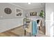 Cozy home office space with stylish decor, comfortable seating, and natural light at 1832 Elkpark Dr, Raleigh, NC 27610