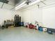 A spacious garage space offers plenty of room for storage and organization at 204 Wiley Oaks Dr, Wendell, NC 27591