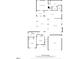 Detailed floor plan showcasing the layout of a spacious home, including bedrooms, kitchen, and living areas at 2123 Fountain Ridge Rd, Chapel Hill, NC 27517