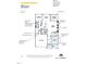 This floor plan shows the first floor featuring a kitchen, living room, and 2 car garage at 2383 Picual Way # 24, New Hill, NC 27562