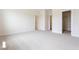 Spacious bedroom features neutral decor and multiple access points at 2434 Barreto Dr, Wendell, NC 27591