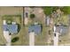 High angle of a home, featuring a spacious backyard in a residential area at 281 Highland Forest Dr, Sanford, NC 27332