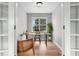 Home office with light walls, desk, natural light, and hardwood floors at 281 Highland Forest Dr, Sanford, NC 27332