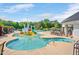 Fun pool with slide, play structure, and tables at 304 Parkridge Dr, Clayton, NC 27527