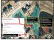Aerial view demonstrating the property's view of the vineyards and HOA property for added privacy at 3215 Bellamy Ridge Dr, Apex, NC 27523