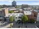 Aerial view of the building's location within the vibrant cityscape at 323 W Main St # C, Durham, NC 27701