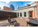 Private rooftop patio offers a relaxing space with views of city skyline at 323 W Main St # C, Durham, NC 27701