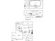Detailed floor plan showcasing the layout of the first and second floors with dimensions, pool and outdoor kitchen at 400 Chickasaw Plum Dr, Holly Springs, NC 27540