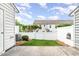 Well-maintained backyard with privacy fence and landscaping, creating an inviting outdoor area at 412 Stone Flower Ln, Raleigh, NC 27603
