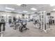 Community gym featuring weights, treadmills and other fitness equipment for residents to use at 412 Stone Flower Ln, Raleigh, NC 27603