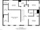 Upstairs floor plan featuring bedrooms, bathrooms, walk-in closets, a laundry room, and a hallway at 473 Lavatera Dr, Wendell, NC 27591