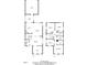 Floor plan showing the layout of the first and second level with total area of 2721 sq. ft at 704 Moonbeam Dr, Raleigh, NC 27603