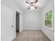 Spacious bedroom with plush carpet and a large closet at 104 Farnham Ct, Garner, NC 27529