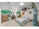 Bright bedroom featuring charming animal-themed wall art and a cozy, inviting atmosphere at 108 Martinique Pl, Cary, NC 27511