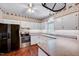 The kitchen is equipped with appliances and plenty of counter space at 123 Alan Ln, Clayton, NC 27520