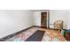 A spacious basement offers a flexible area for a home gym or activity room with neutral paint and flooring at 130 N Bloodworth St, Raleigh, NC 27601