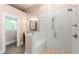 Bathroom showcasing a modern shower with subway tile at 130 N Bloodworth St, Raleigh, NC 27601