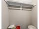 Empty closet with wood shelving, a rod and folded linens at 130 N Bloodworth St, Raleigh, NC 27601