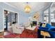 Well-appointed living room showcasing elegant furnishings, hardwood floors, and an open floor plan at 130 N Bloodworth St, Raleigh, NC 27601