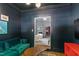 View from living room into another room with a fireplace, showing the open floor plan at 130 N Bloodworth St, Raleigh, NC 27601