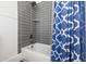 Bathroom with gray tile in the shower at 130 N Bloodworth St, Raleigh, NC 27601