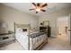 Cozy bedroom with metal bed frame and comfortable linens at 19002 Stone Brk, Chapel Hill, NC 27517