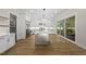 Gourmet kitchen with stainless steel appliances and a large center island at 1904 French Dr, Raleigh, NC 27612