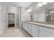 Bathroom features granite countertops, double sinks, and lots of storage at 2005 Delphi Way, Wake Forest, NC 27587