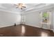 Bedroom with tray ceilings, hardwood floors and lots of light at 2005 Delphi Way, Wake Forest, NC 27587