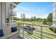 Balcony with views of green space at 2202 Environ Way # Bldg 2000, Chapel Hill, NC 27517