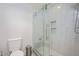 Modern bathroom with glass shower and tiled walls at 2202 Environ Way # Bldg 2000, Chapel Hill, NC 27517